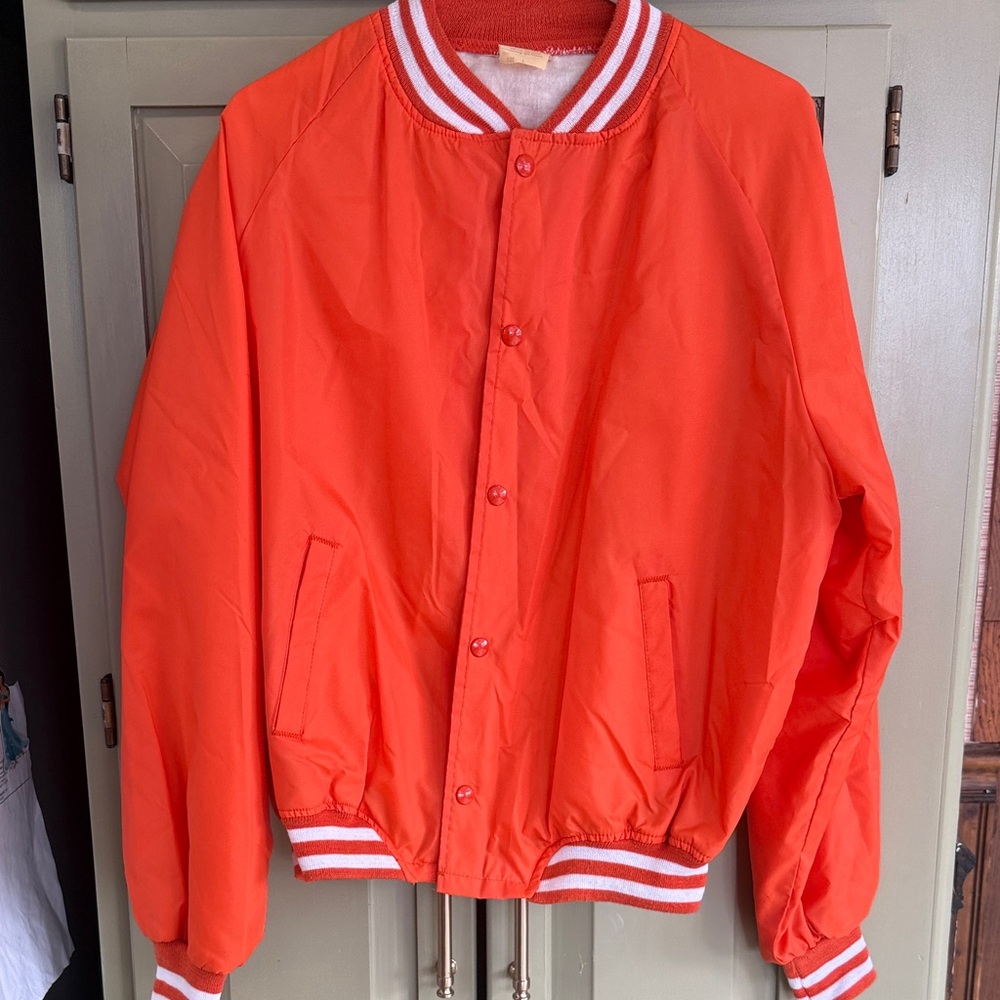 Vintage Nylon Men’s Jacket Large LINED EXC COND